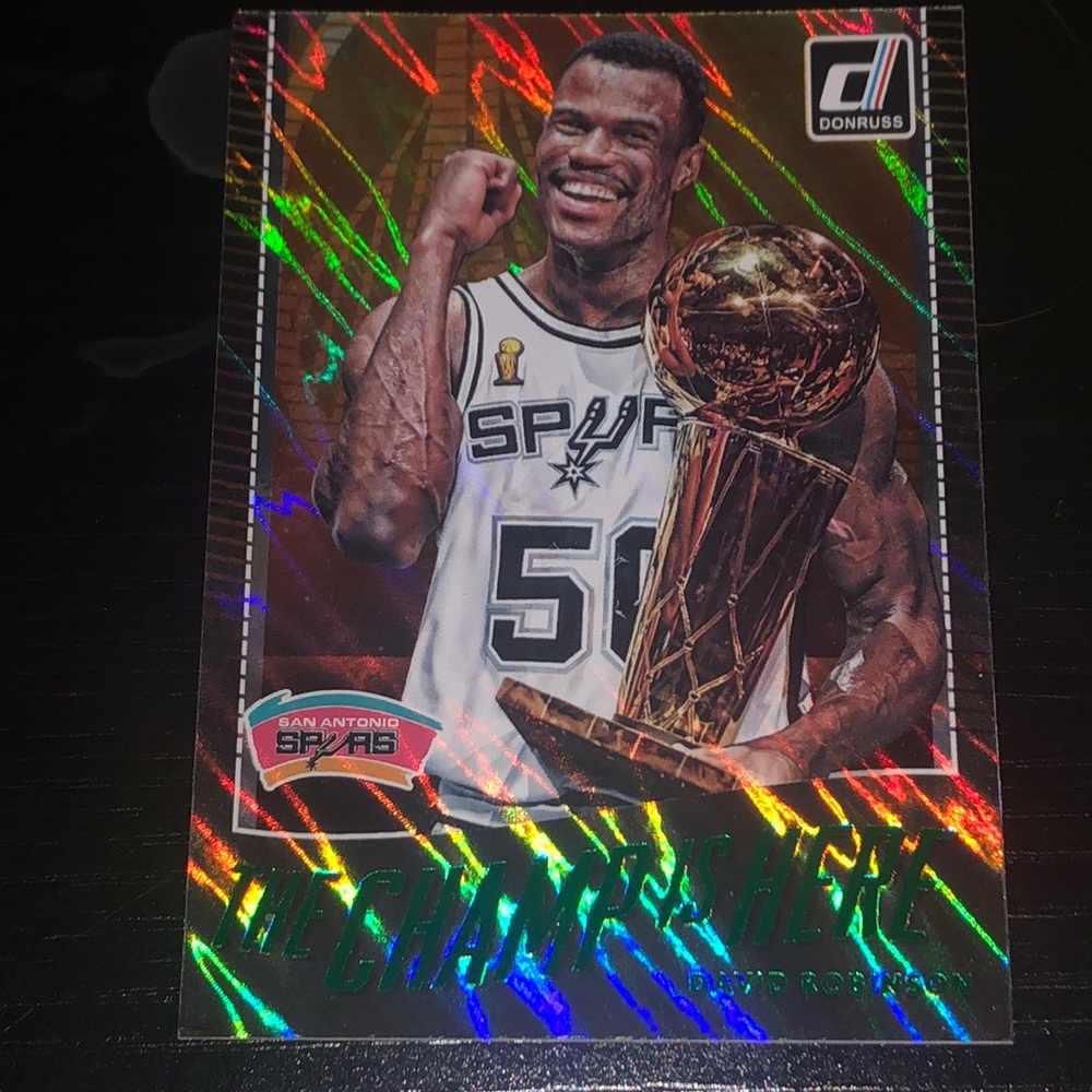Chrome Donruss David Robinson The Champ Is Here card 2017-18 Panini No #3